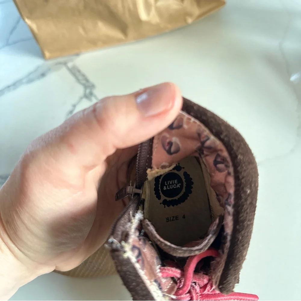Livie & Luca Hopper Lace Up-Side Zip Boot